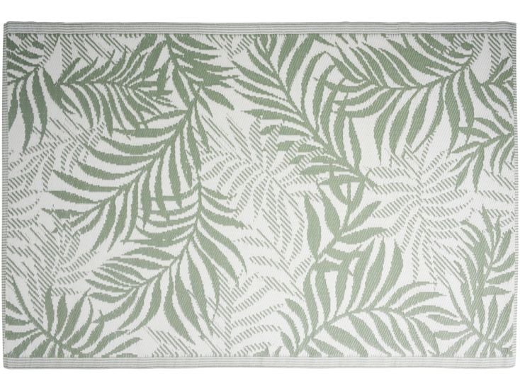 Tapis de camping avec motif de feuilles