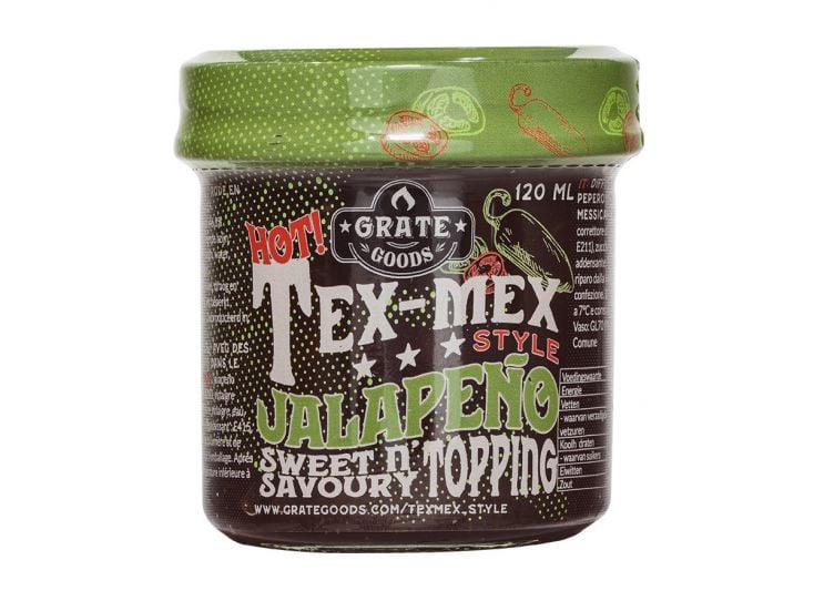 Grate Goods garniture style Tex-Mex jalapeño