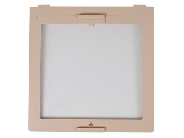 Cadre avec moustiquaire et store occultant - Beige