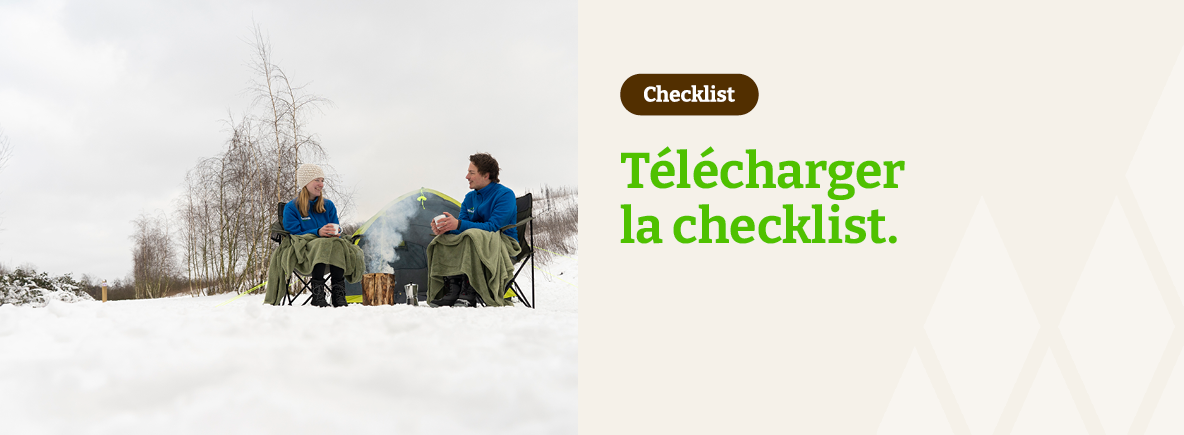 Checklist camping d’hiver