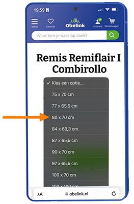 largeur Remis Remiflair I Combirollo